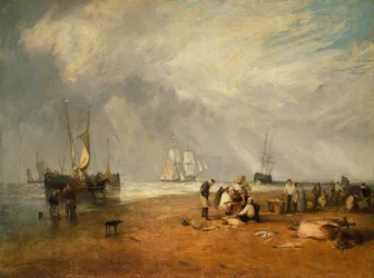Der Fischmarkt am Strand von Hastings